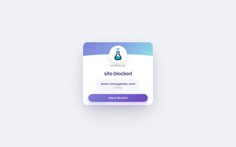 Site Blocker after